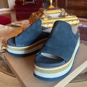 Naked feet slip on. Used - some wear .